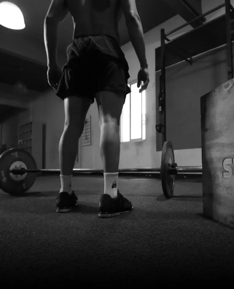 athlete in the gym